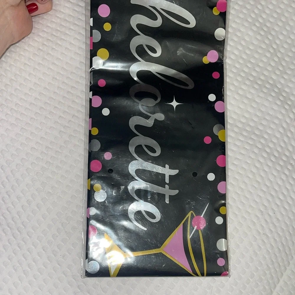 Bachelorette Party Banner - Pink and Gold